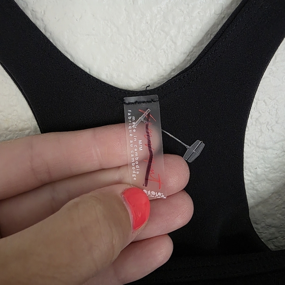 Free people movement never better runsie romper, Black, Size M - Picture 4 of 8